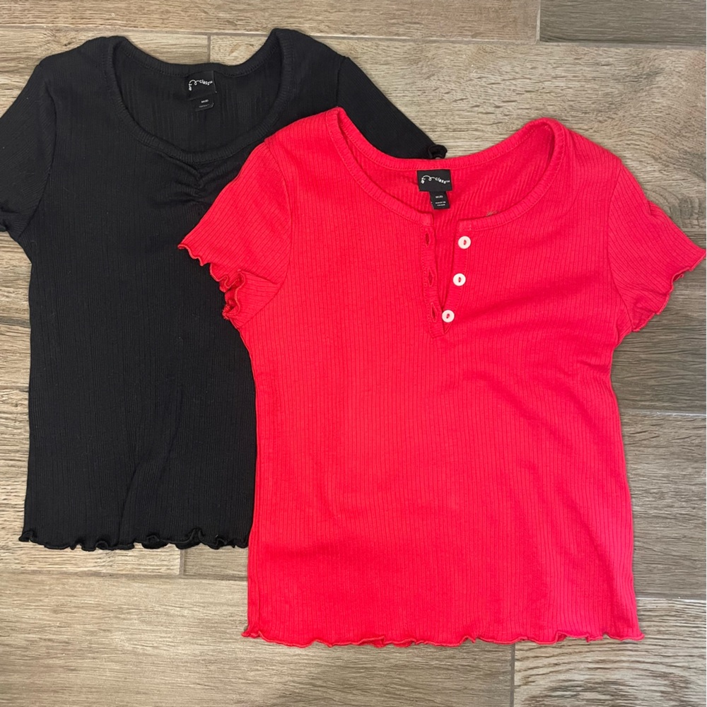 Ribbed tshirt bundle